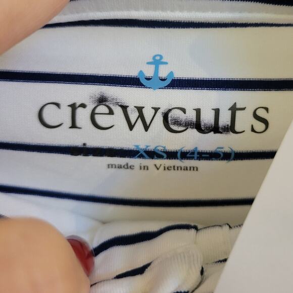 NWT J. Crew Boys Short Sleeve Striped Soft Collared Shirt 4/5 - Picture 2 of 5